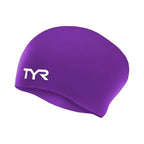 TYR Wrinkle-Free Long Hair Silicone Swim Cap