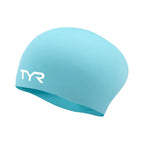 TYR Wrinkle-Free Long Hair Silicone Swim Cap