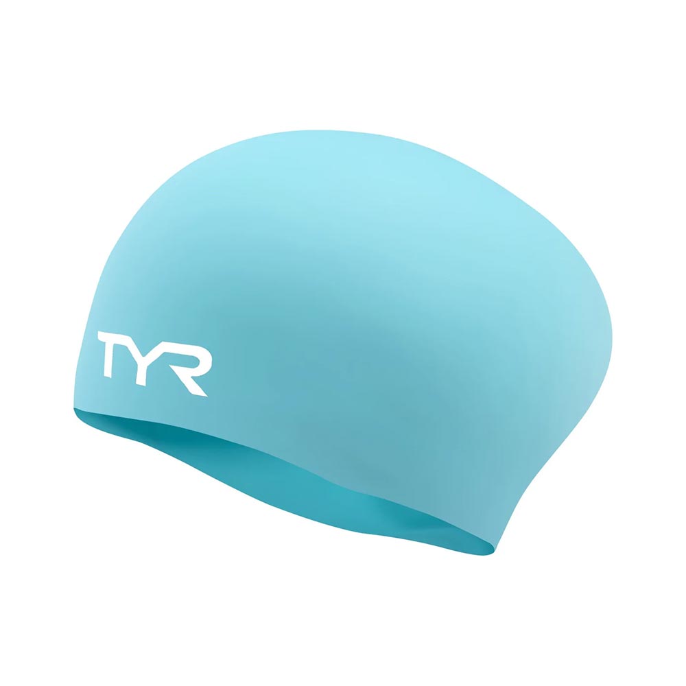TYR Wrinkle-Free Long Hair Silicone Swim Cap