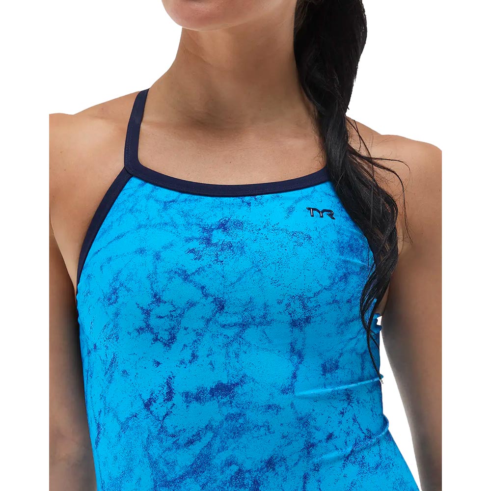 TYR Women's Durafast Elite Diamondfit Swimsuit, Zephyr