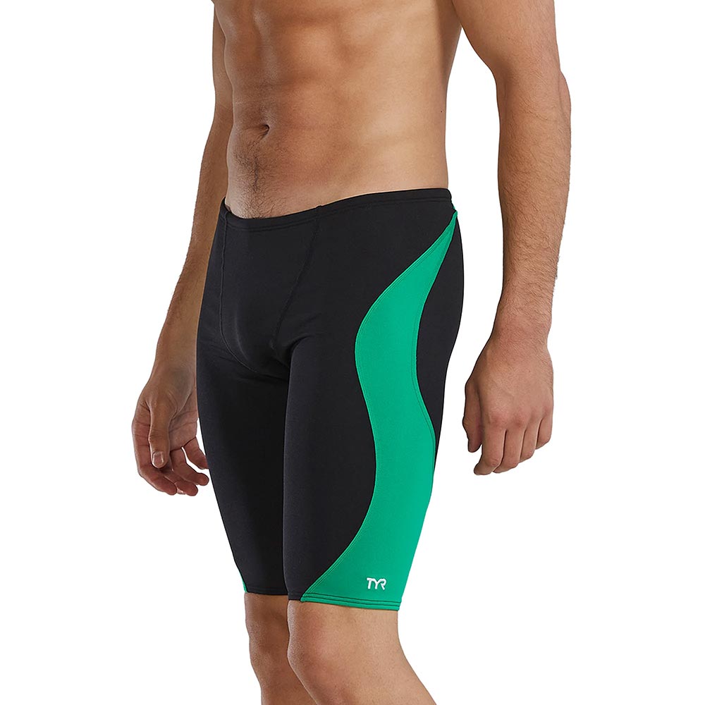 TYR Men's Durafast Elite Swim Jammer, Splice
