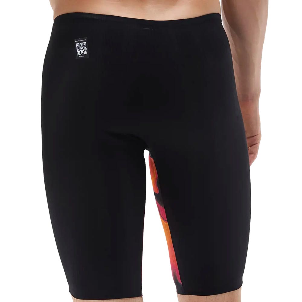TYR Men's Shockwave High Waist Swim Jammer, Infrared